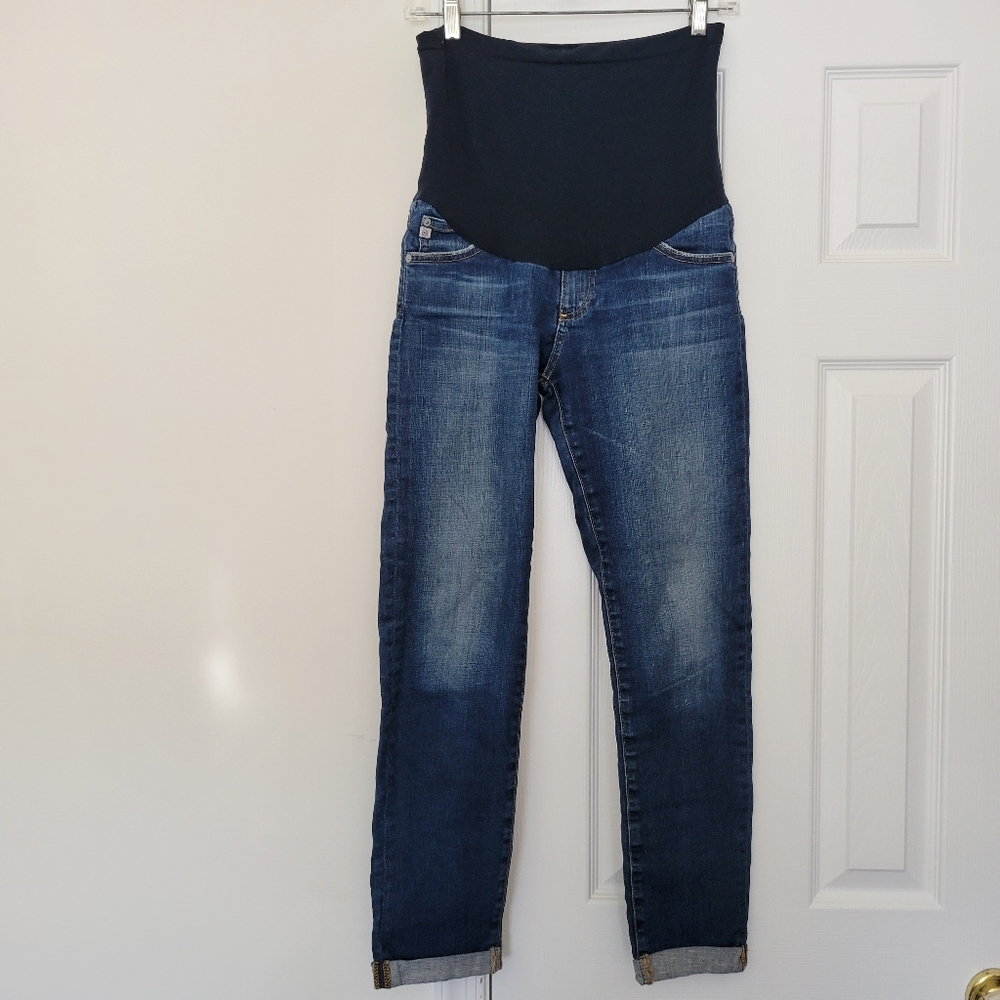 AG Maternity crop jeans
